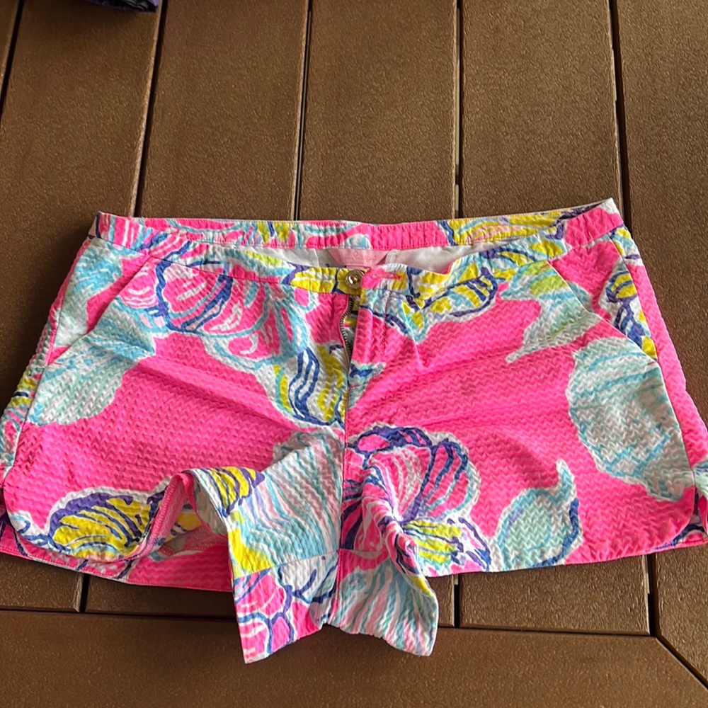 Lilly Pulitzer Adie Shorts size 12 Swept by the Tides